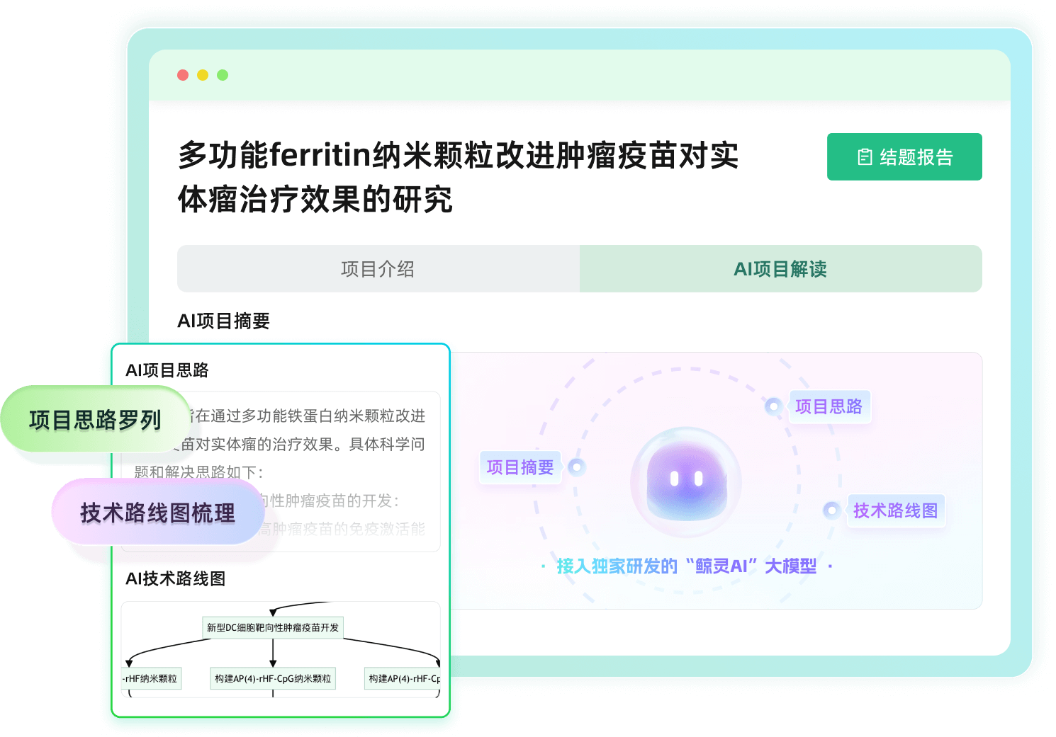 「AI解读项目思路」